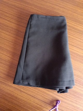 Falda pantalón negra