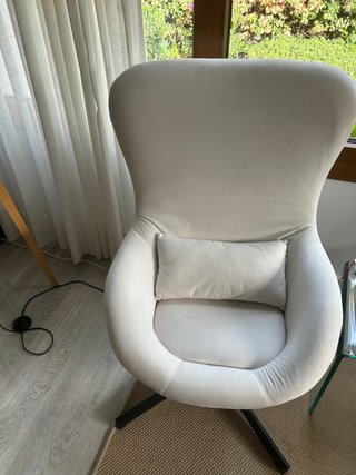 2 Sillones Giratorios Blancos