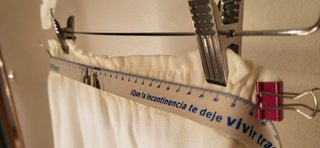 Pantalón de vestir blanco 36 Stradivarius