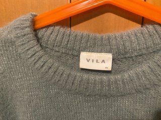 Jersey azul peludito VILA