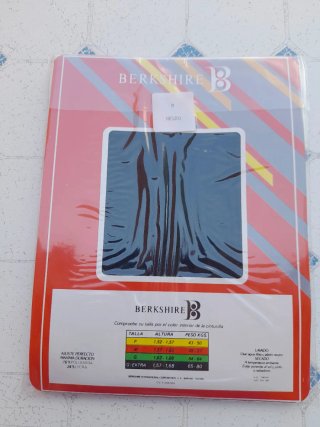 6 Pantys Negros Berkshire Talla M Lycra 20 Denier