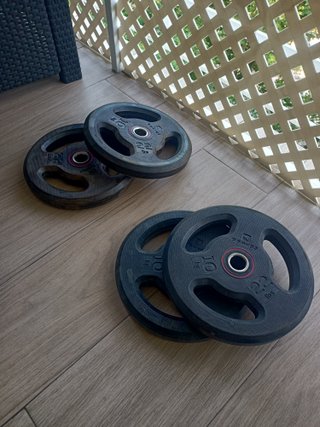 Discos de peso DOMYOS 10kg