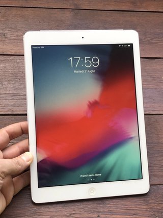 iPad Air MD795TY/A argento/bianco
