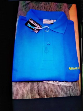 Polo RENAULT Slazenger Azul Talla XXL