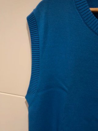 Chaleco Zara Azul Talla XL