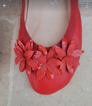 Manoletinas Hispanitas Rojas Flores