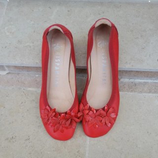 Manoletinas Hispanitas Rojas Flores