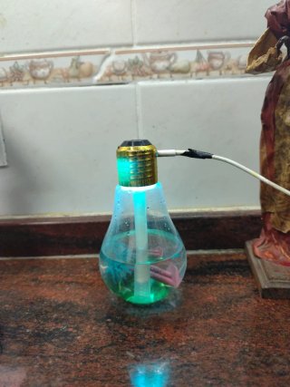Humidificador Bombilla Aromático