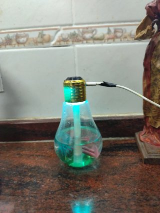 Humidificador Bombilla Aromático