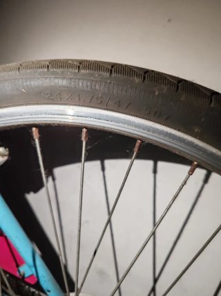 Bicicleta niña azul