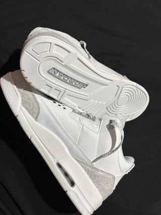 Nike Jordan Retro 3 Blanco/Gris sin estrenar