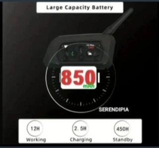 4 Intercomunicadores V6 Plus para Moto