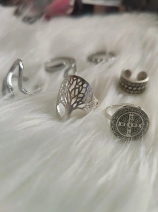 Anillos de Resina,pendientes, agarré del teléfono