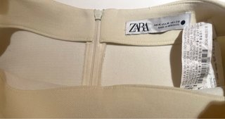 Falda Zara Beige