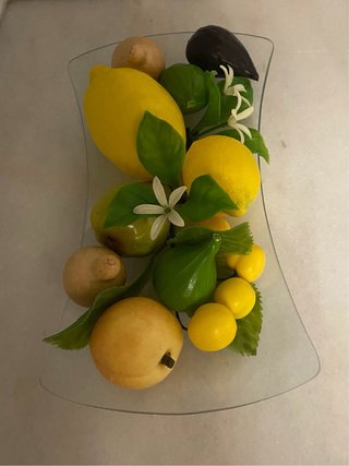 Centro de frutas artificiales