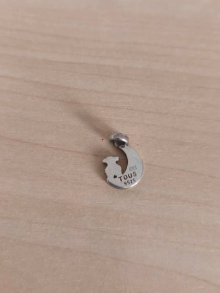 Colgante Tous Luna Oso Plata