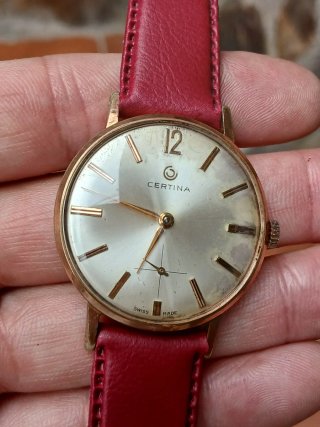 Reloj Certina Cuerda Caballero Vintage