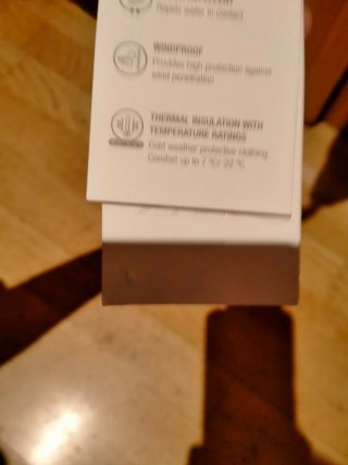 Zara Plumas Beige Windproof Waterproof.