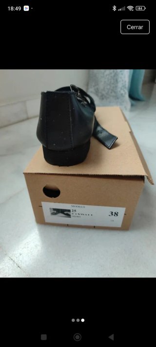 Sandalias Nazareno Negras Talla 38