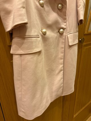 Vestido blazer rosa Zara