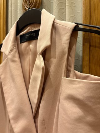 Vestido blazer rosa Zara