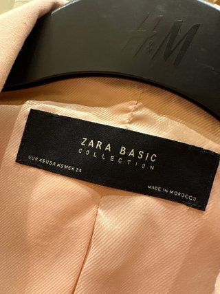 Vestido blazer rosa Zara