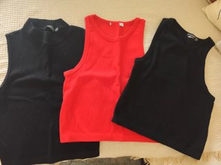 Pack 3 Camisetas Stradivarius Básicas Talla S