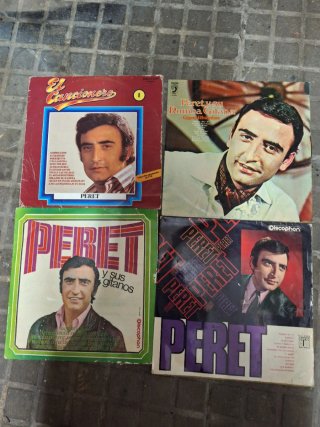 4 Vinilos LP Peret Rumba Gitana