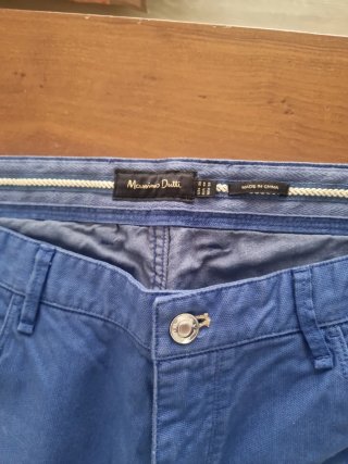 Pantalón Massimo Dutti Azul