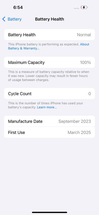 iPhone 15 Pro 128GB Blu - Batteria 100%