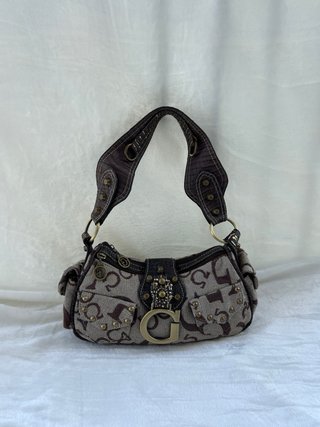 Bolso de hombro vintage  Beige y Marrón