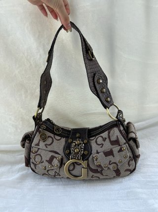 Bolso de hombro vintage  Beige y Marrón