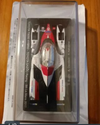 TOYOTA TS050-18TH DE LE MANS 2017 ESCALA 1:43