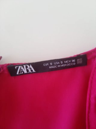 Vestido Zara T. S Rosa
