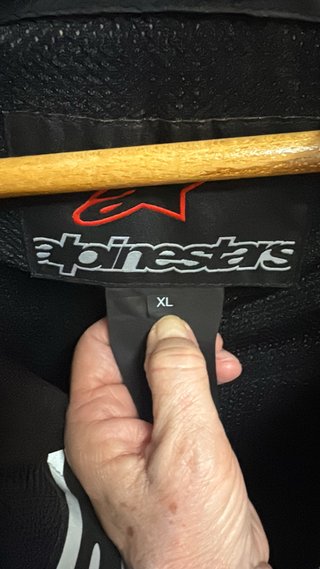 Chaqueta de motorista Alpinestars negra