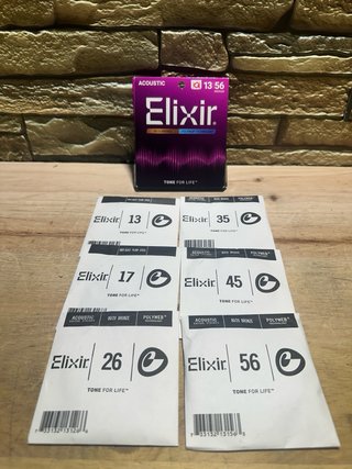Elixir Cuerdas Acústica 80/20 Bronze 13-56