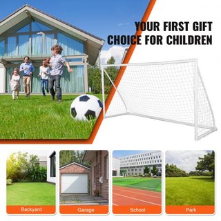Portátil Portería de Fútbol, Red de Fútbol de 12x6 pies, Portería di Calcio per Adulti e Bambini in Giardino, Grande Rete di Pratica di Calcio, Set di Porte da Allenamento per Giovani, P...