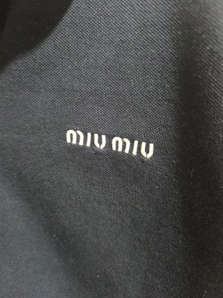 Camiseta Miu Miu Hombre Azul Marino
