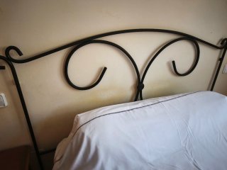 Cabecero Forja Cama 135 Negro.  Aguadulce Almería