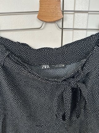 Falda pantalón Zara fluida lunares - NUEVA