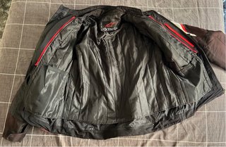 Chaqueta moto hombre Alpinestars Negra/Roja/Blanca