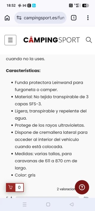 Funda Protectora para Furgoneta/Camper
