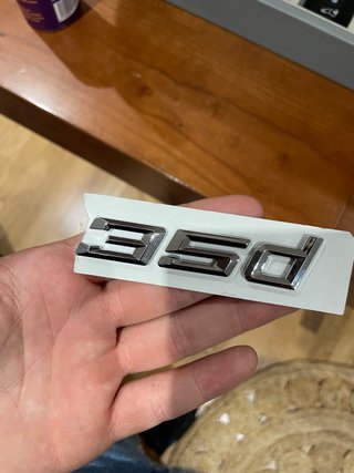 Emblema BMW 35d