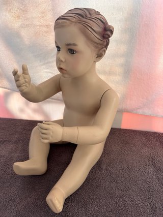 MANIQUÍ BEBÉ / MUÑECA CARA SUPER REAL NIÑA