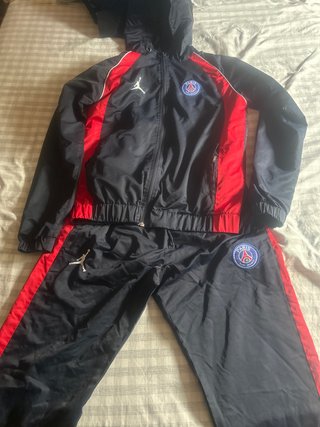 Conjunto Chándal Jordan PSG Negro y Rojo