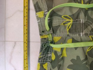 Bañador estampado floral verde y amarillo
