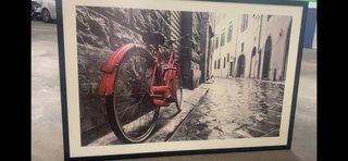 Cuadro Bicicleta Roja