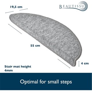 15 Alfombras Escaleras  Semicirculares 55x15Cm
