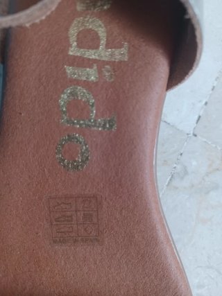 Sandalias mujer Candido Piel Plata Talla 38