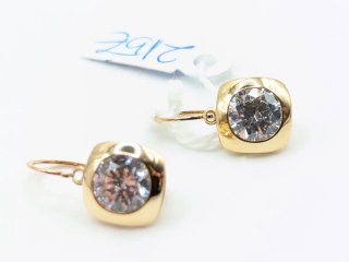 Pendientes Oro 18k con Circonita
